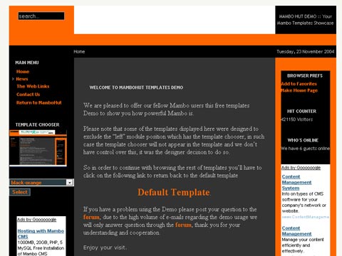 Black-Orange